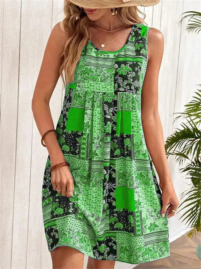 Chic Strapless Summer Dress