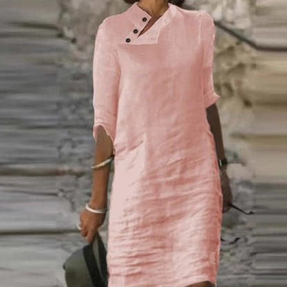 Casual Knee Length A Line Dress for Women