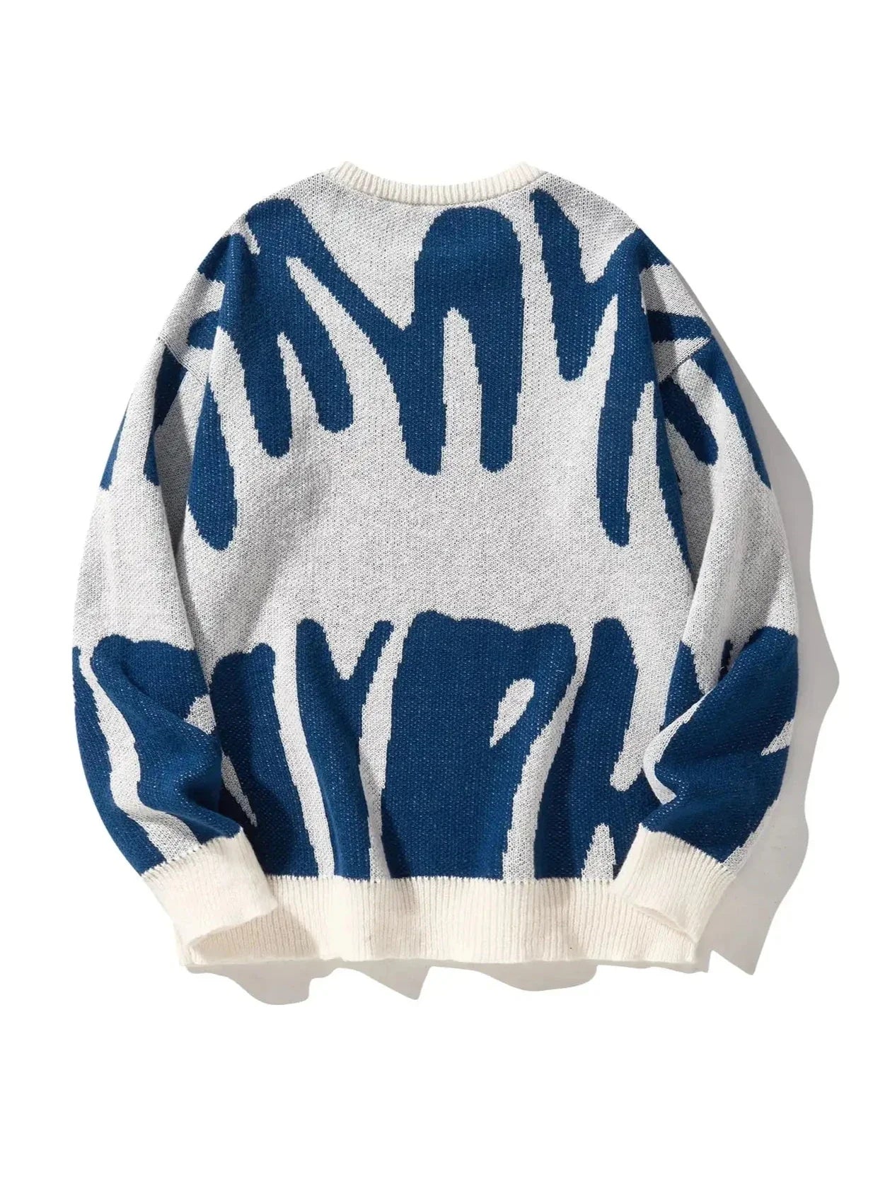 Unique Textured Crew Neck Sweater - Nocini