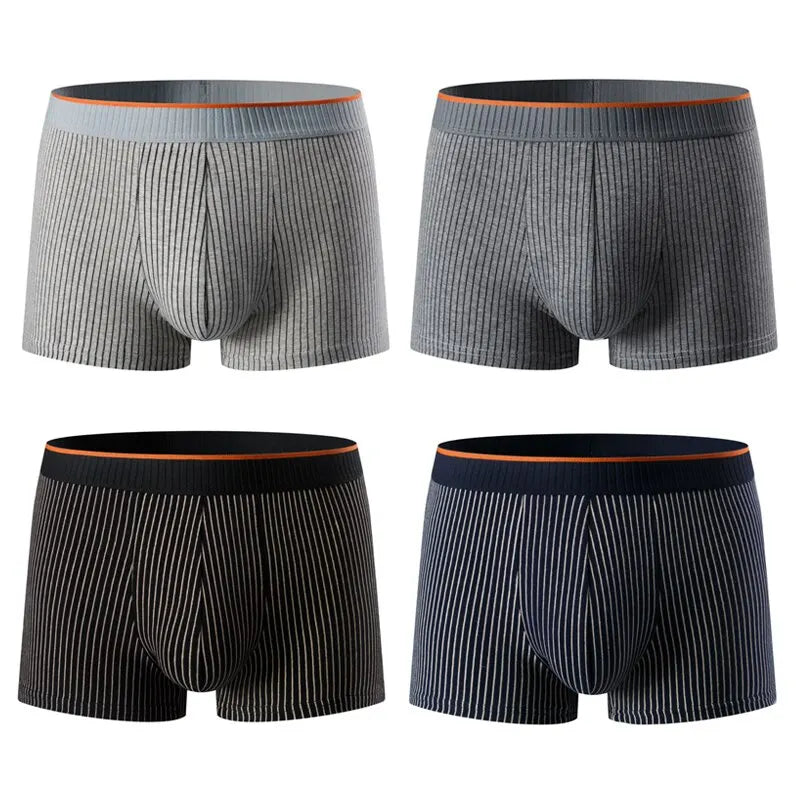 Slim Fit Striped Boxer Briefs