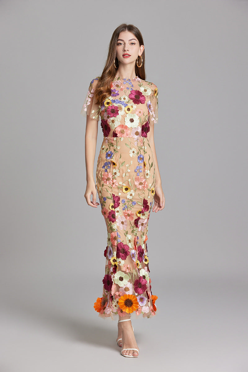 Lightweight Floral Ladies Summer Dress