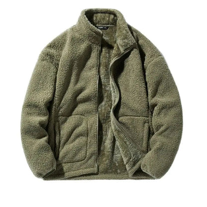 Casual Full Zip Men's Hip Length Jacket - Warm & Practical