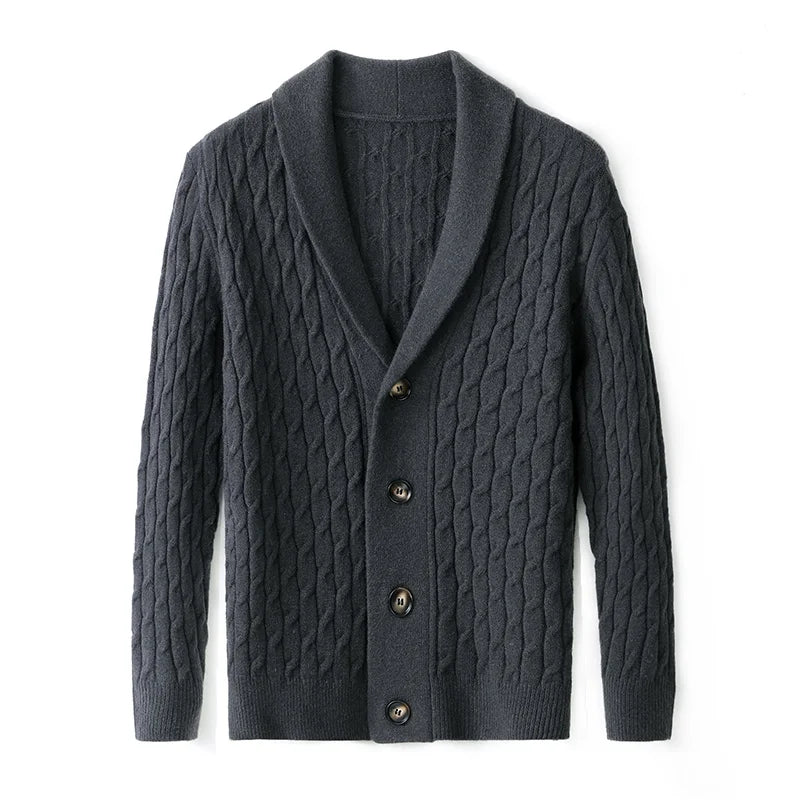 Cozy Cable Knit Cardigan Sweater