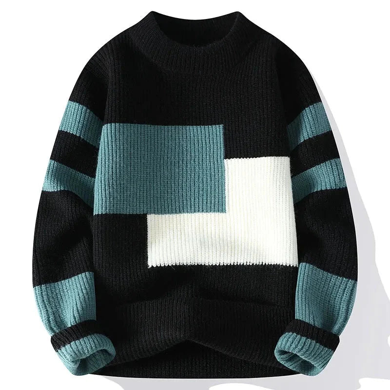 Soft Crew Neck Casual Men's Sweater - Nocini