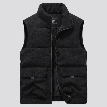 Textured Quilted Waistcoat - Nocini