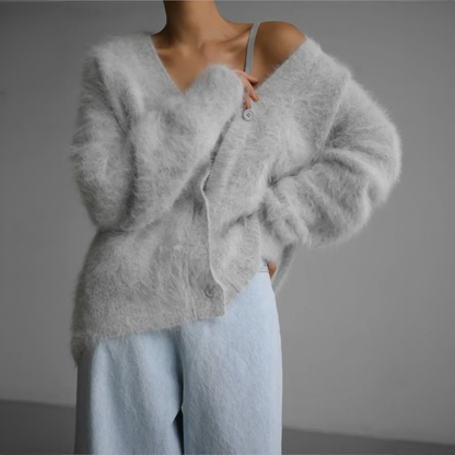 Cozy Women's Long Sleeve Open Front Cardigan