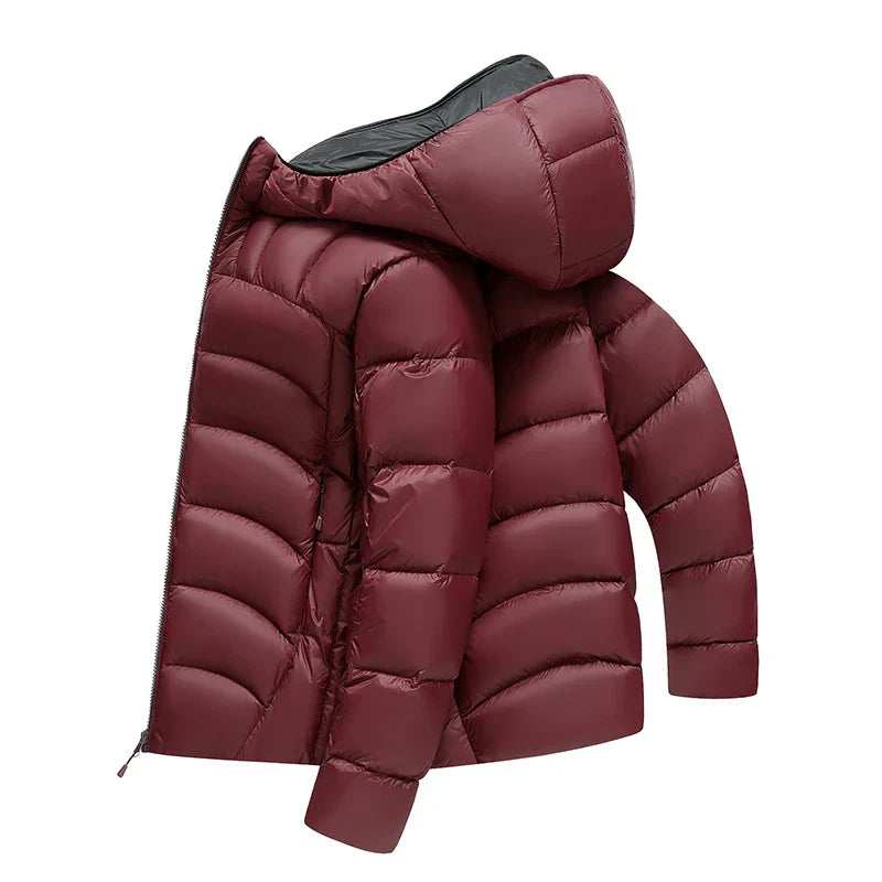 Warm Quilted Hooded Puffer Jacket