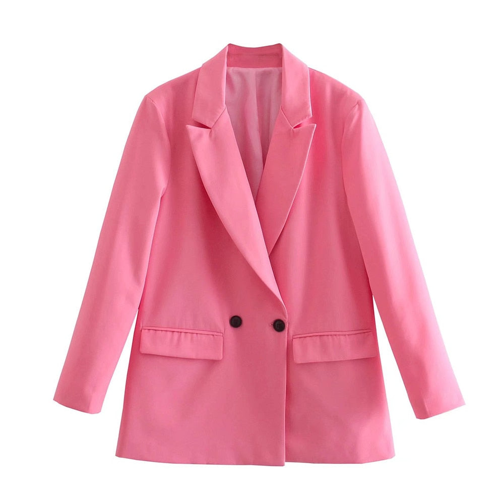 Classic Women's Double Breasted Jacket