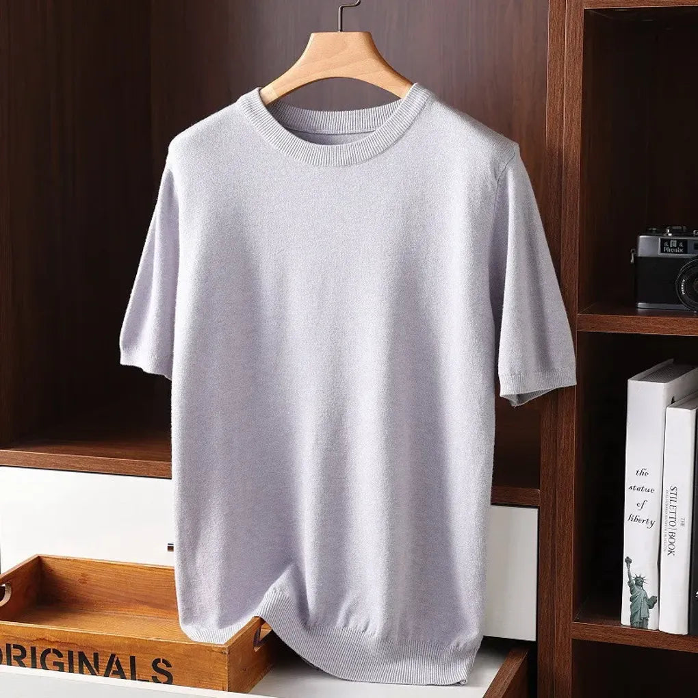 Classic Crew Neck Tee for Daily Style