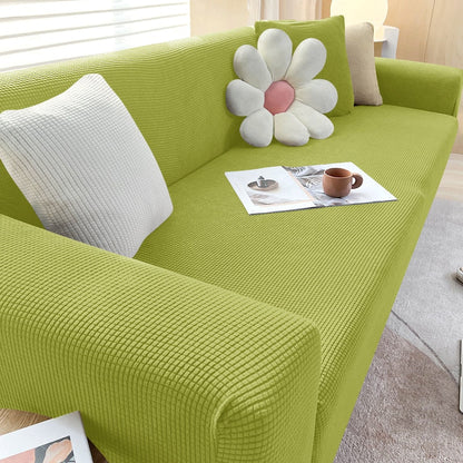 Fitted Elastic Couch Slipcover Anti-Slip Furniture Protector