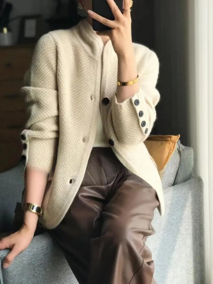 Women's Classic Open Front Cardigan Sweater