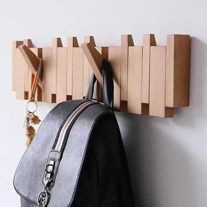 Simple Wooden Hanging Coat Hook