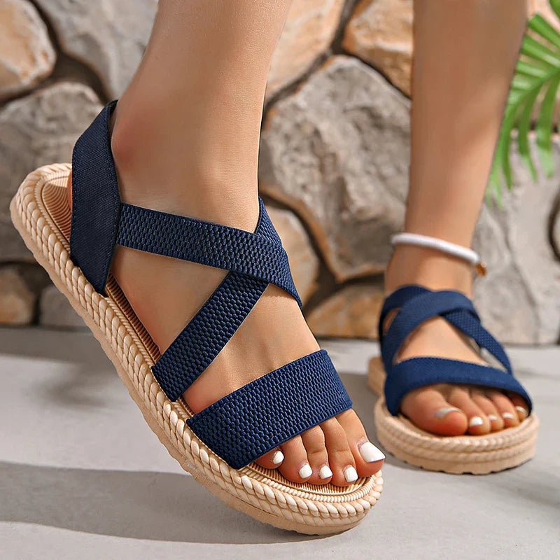 Natural Fiber Beach Sandals