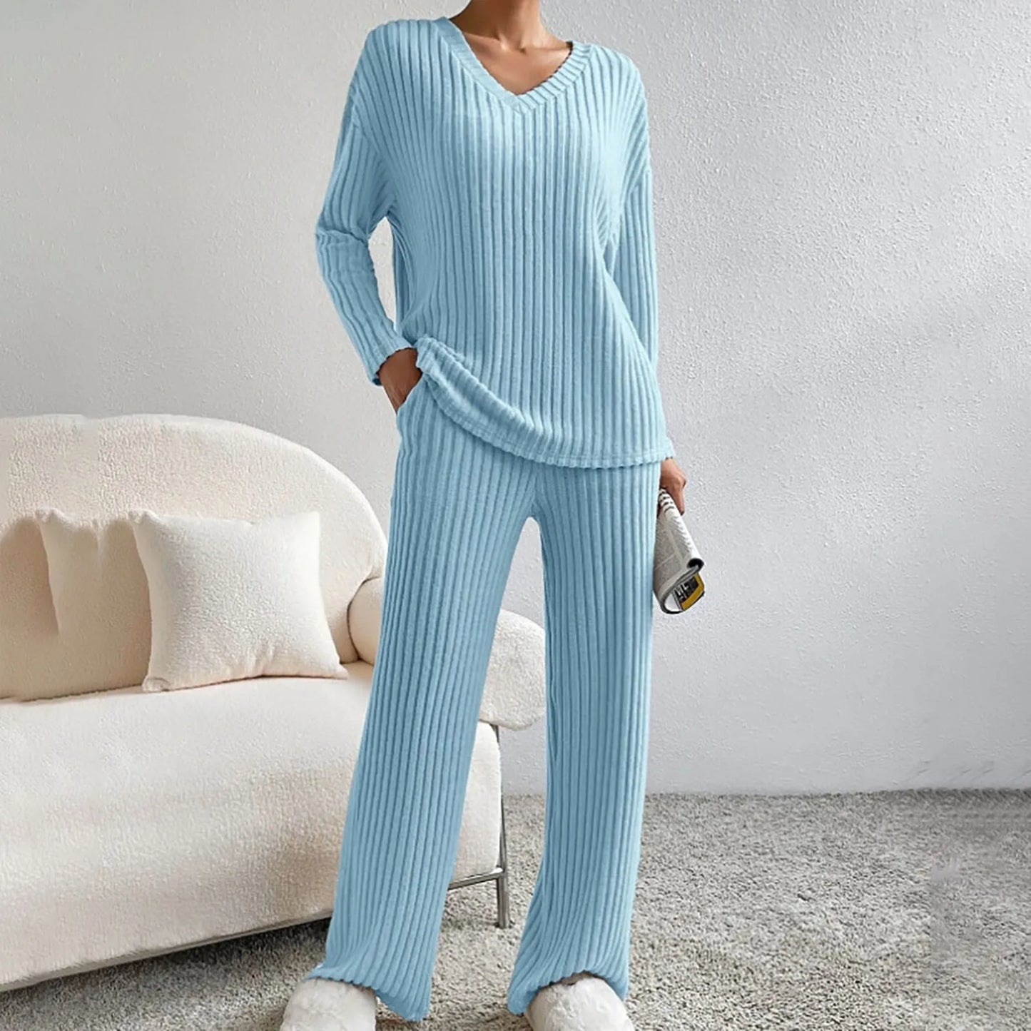 Soft Knit 2-Piece Clothing Set