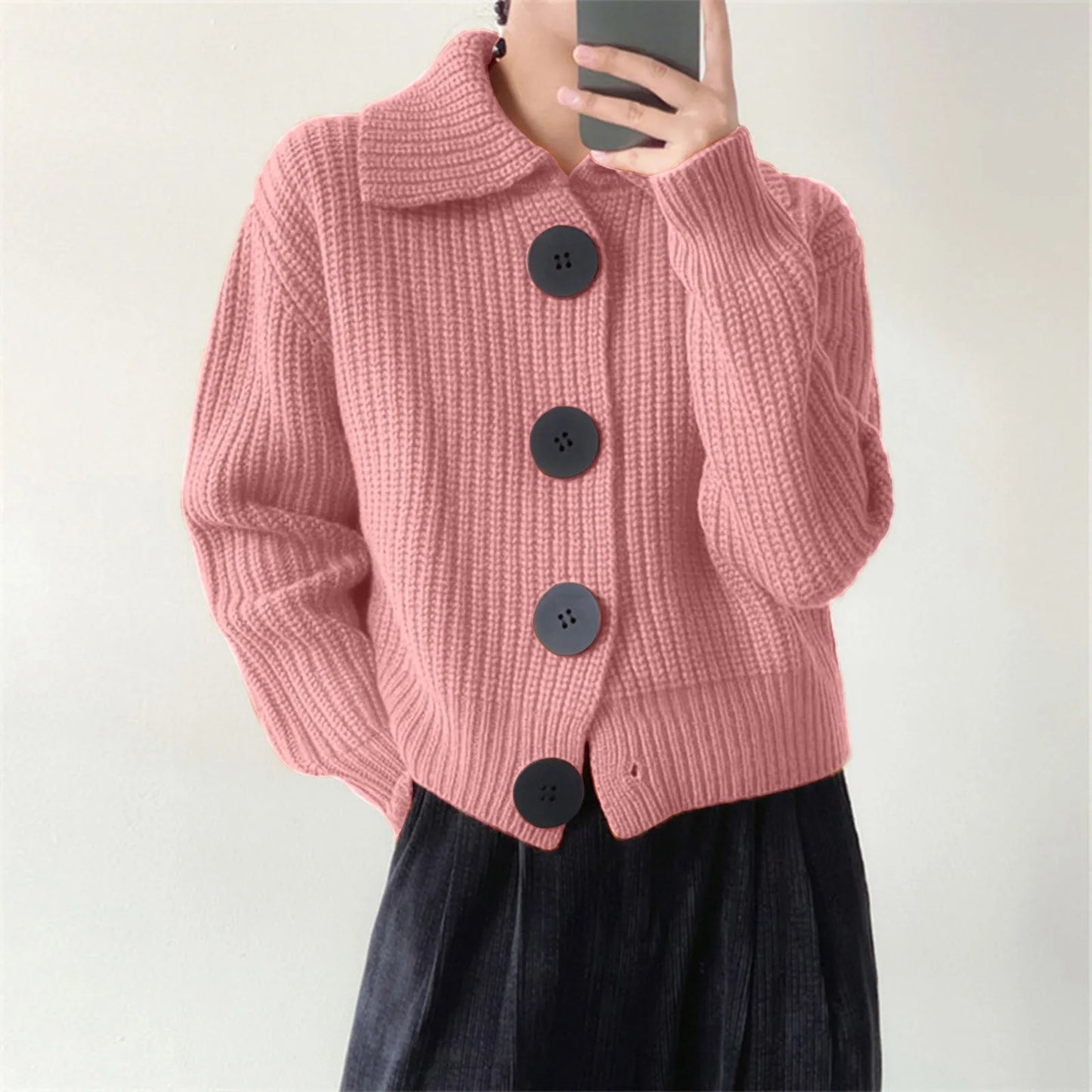 Comfy Short Cardigan Sweater