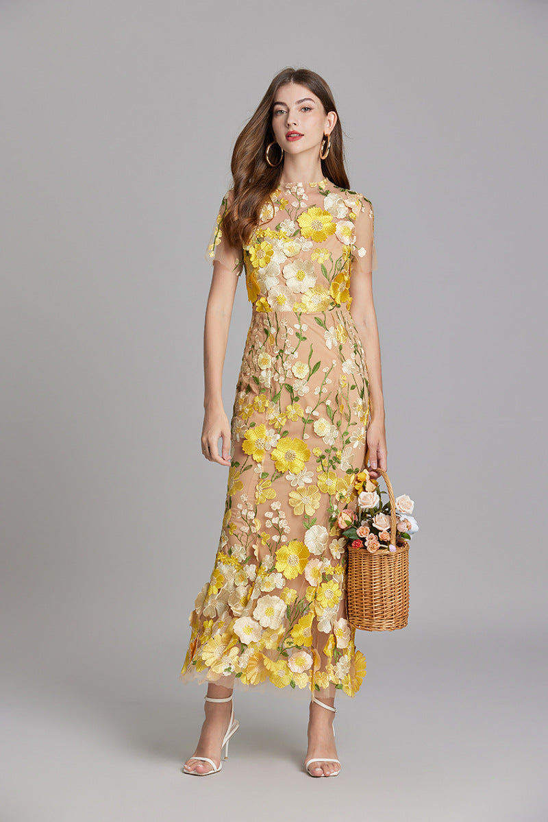 Lightweight Floral Ladies Summer Dress