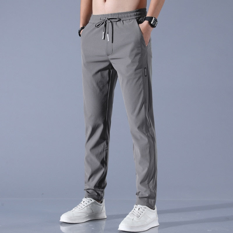 Men's Athletic Elastic Waist Pants