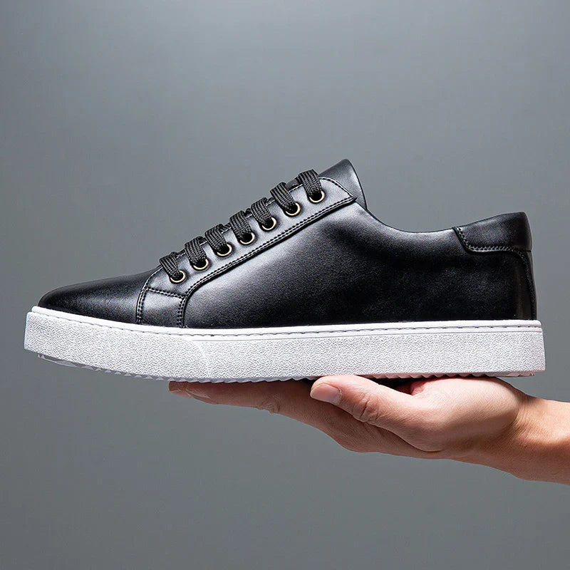 Premium Leather Running Shoes