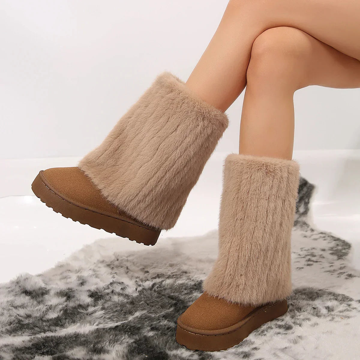 Luxurious Sheepskin Winter Boots