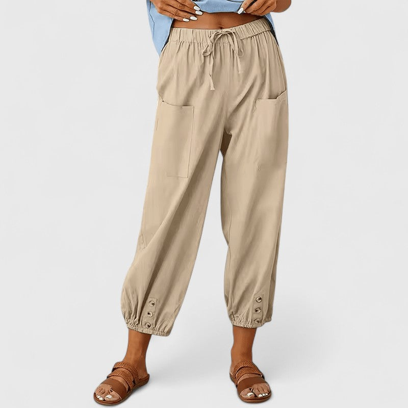 Elegant High Waist Wide Leg Pants