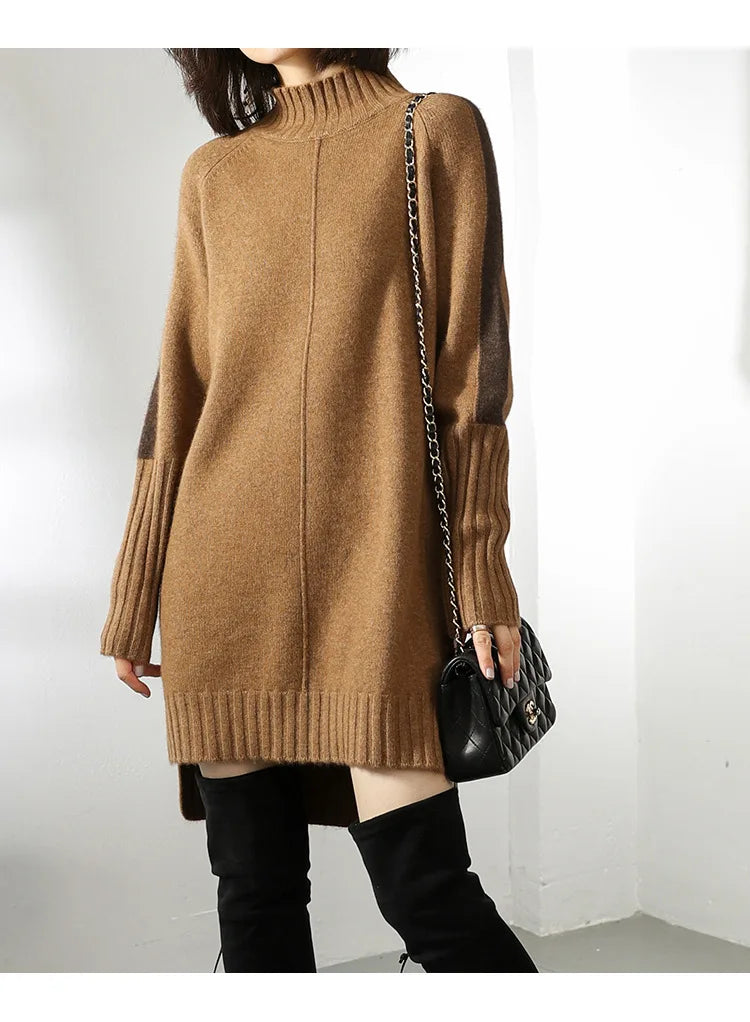 Comfy Large Knit Sweater Dress