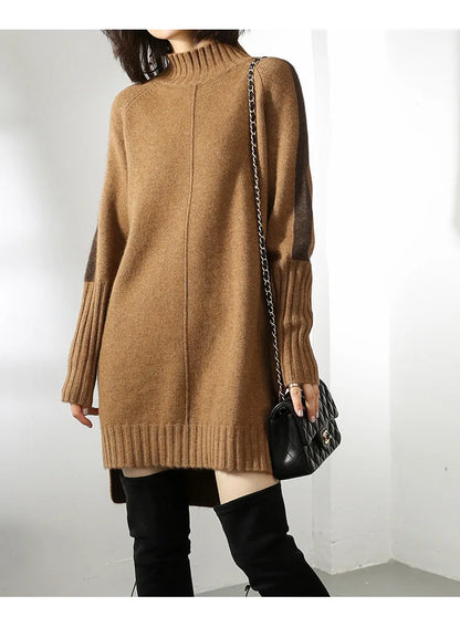 Comfy Large Knit Sweater Dress