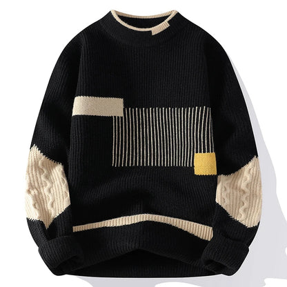 Colorful Knit Sweater Jacket