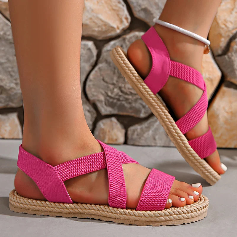 Natural Fiber Beach Sandals
