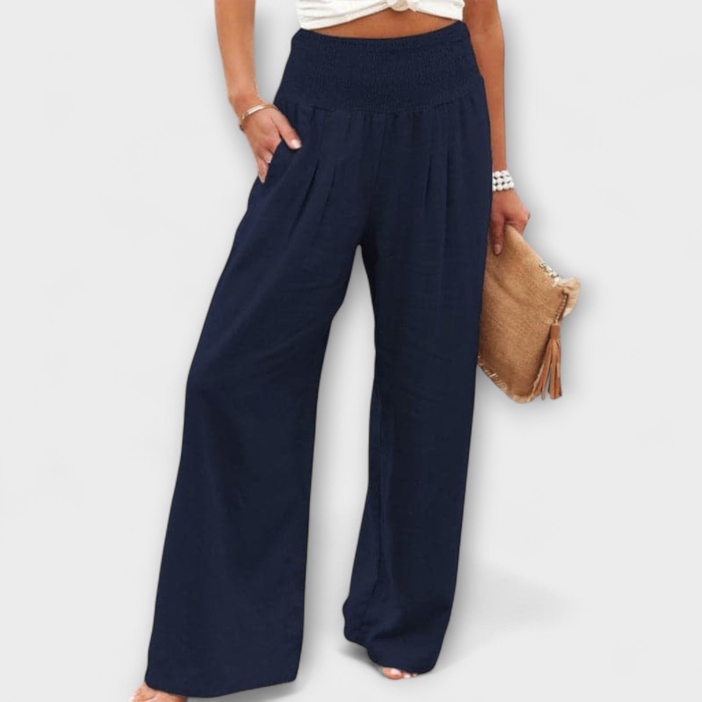 Fashionable Loose Fit Women's Trousers