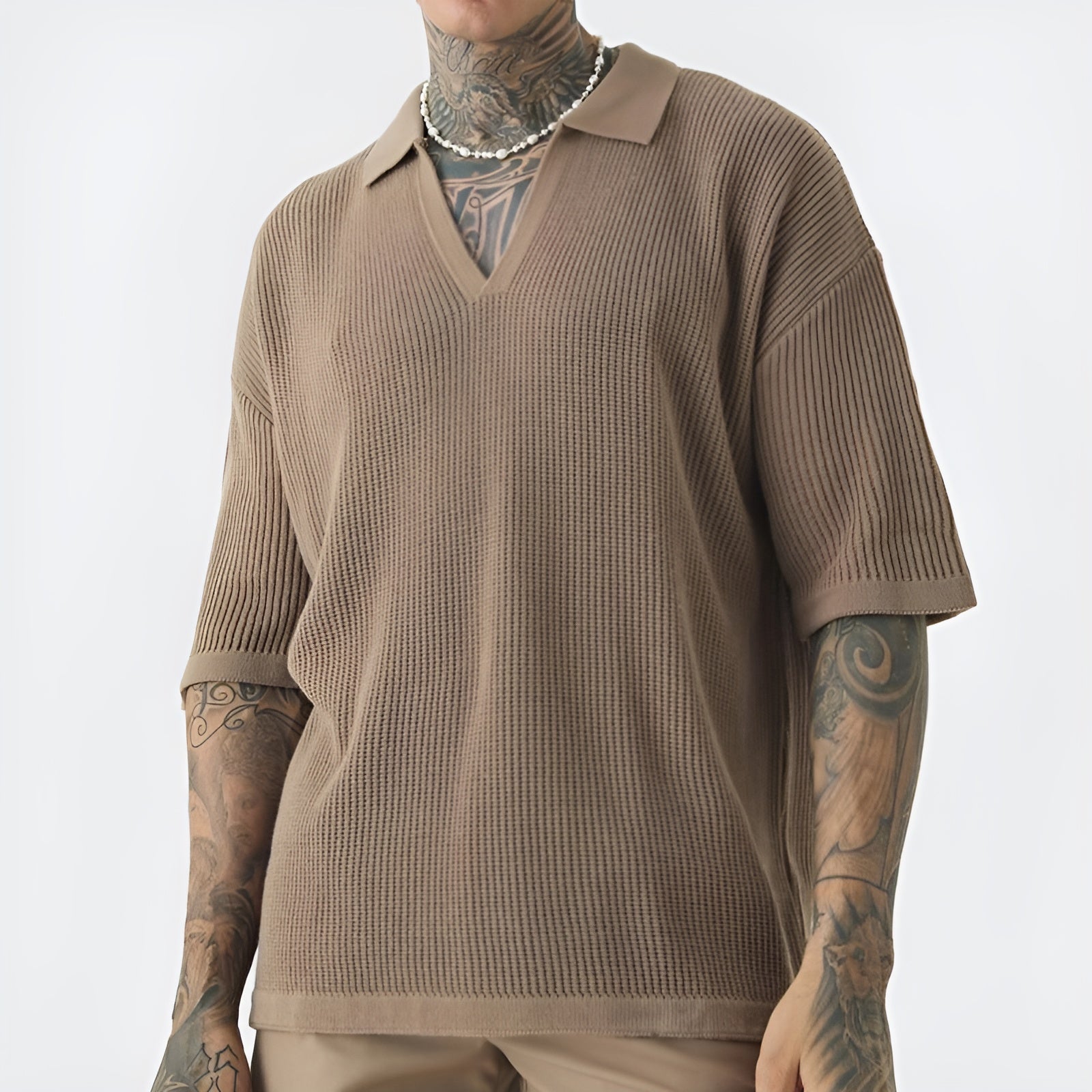 Classic Fit Cotton Polo Shirt - Nocini