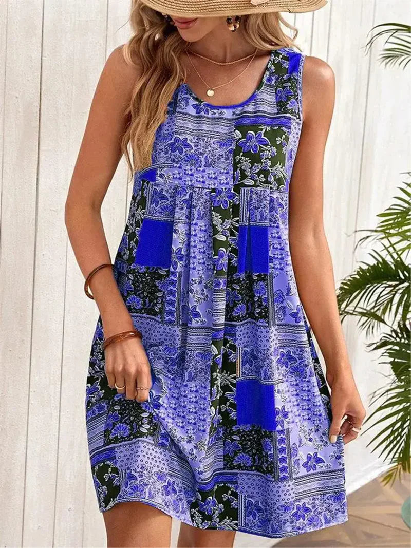 Chic Strapless Summer Dress