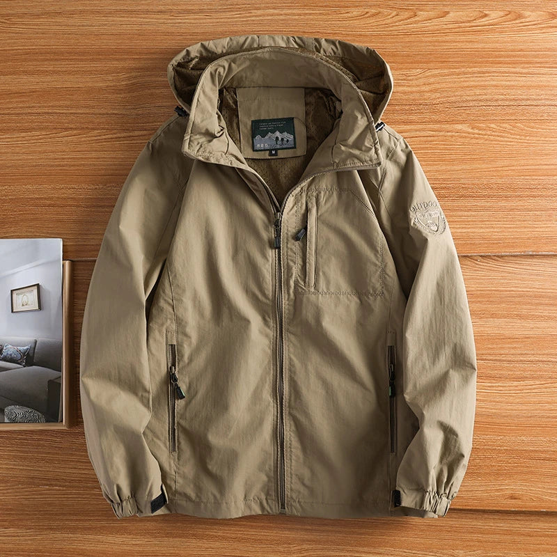 Waterproof Mens Hiking Jacket with Hood - Nocini