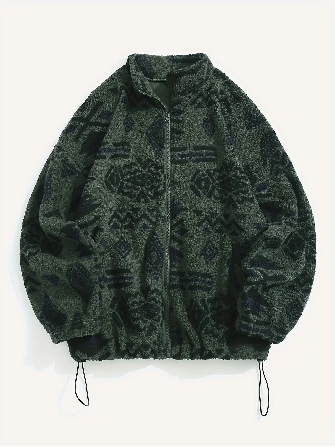 Cozy Fleece Casual Zip Up Jacket