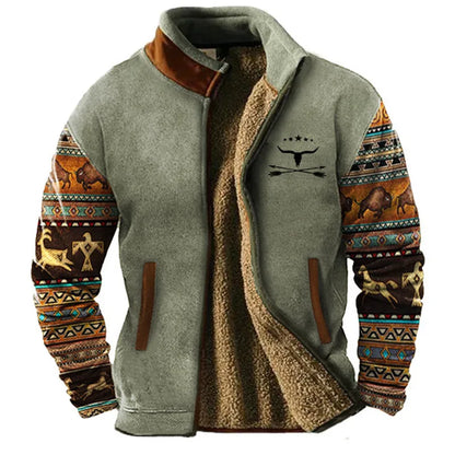 Casual Loose Fit Zipper Jacket
