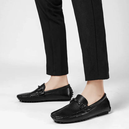 Classic Genuine Leather Slip On Shoe