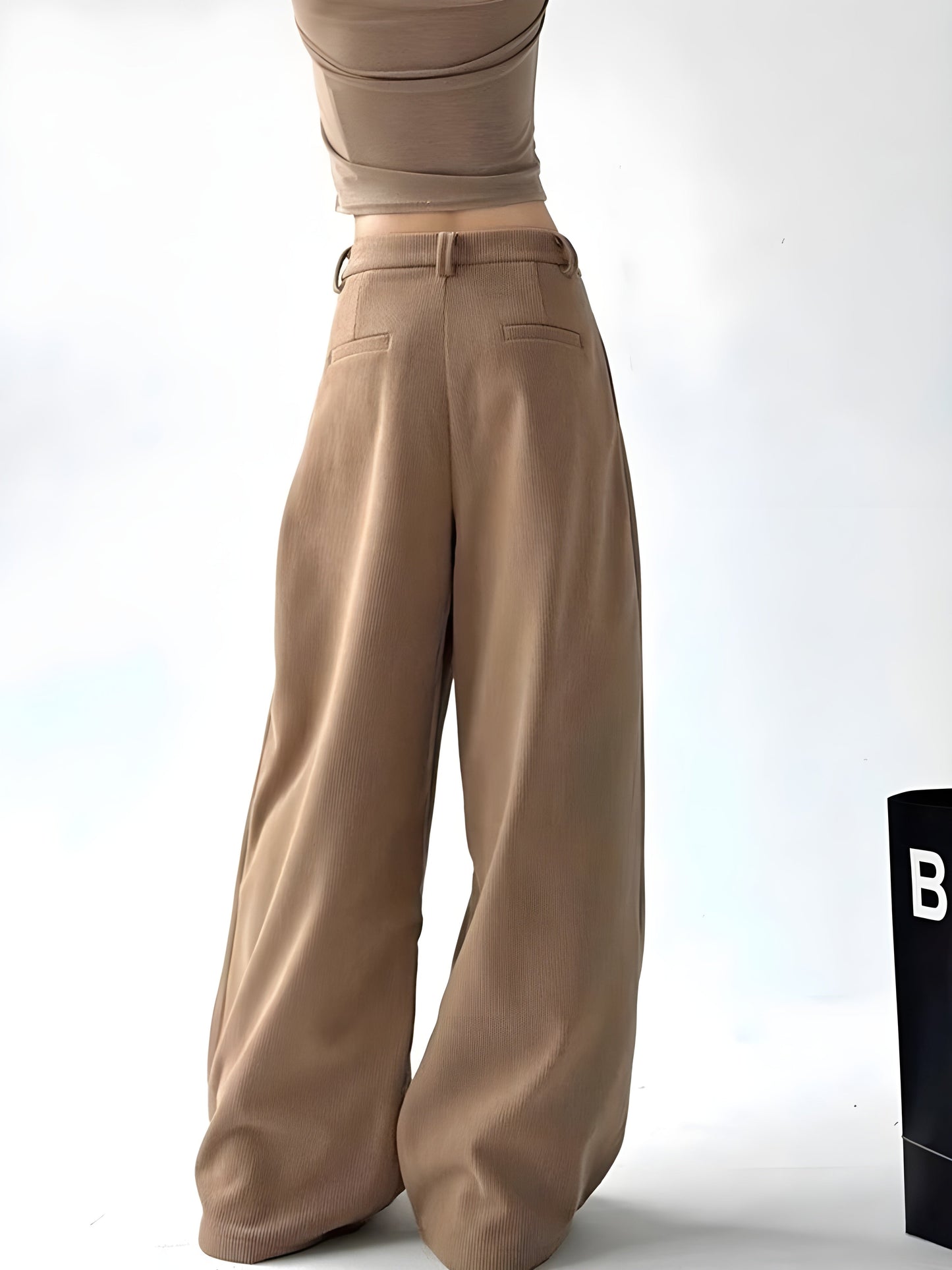 Wide Leg Corduroy Pants