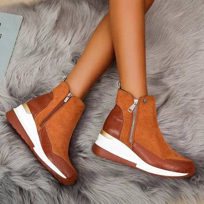Chic Heel Ankle Boots - Nocini