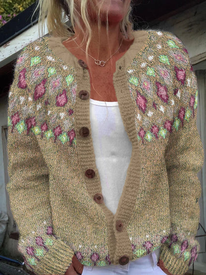 Comfortable Oversized Open Cardigan