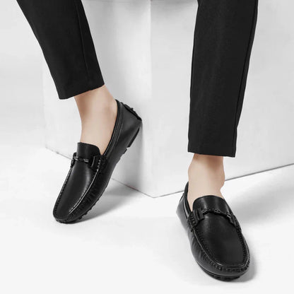 Classic Genuine Leather Slip On Shoe
