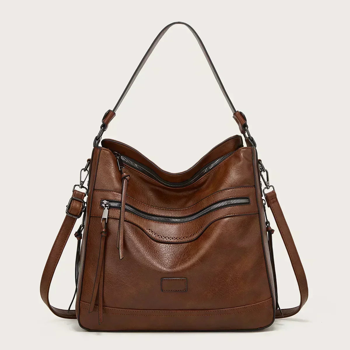 Soft Leather Relaxed Tote Bag