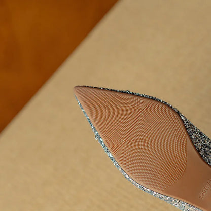 Sparkly High Heels for Evening Wear
