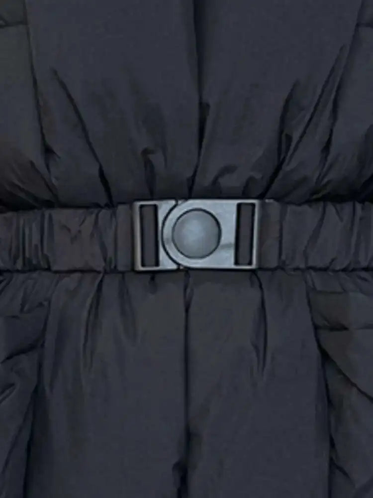Warm Women's Puffer V-neck Winter Coat