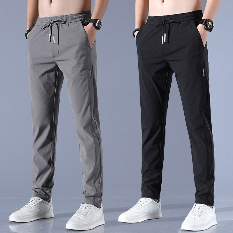 Men's Athletic Elastic Waist Pants - Nocini