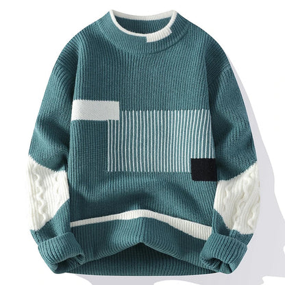 Colorful Knit Sweater Jacket