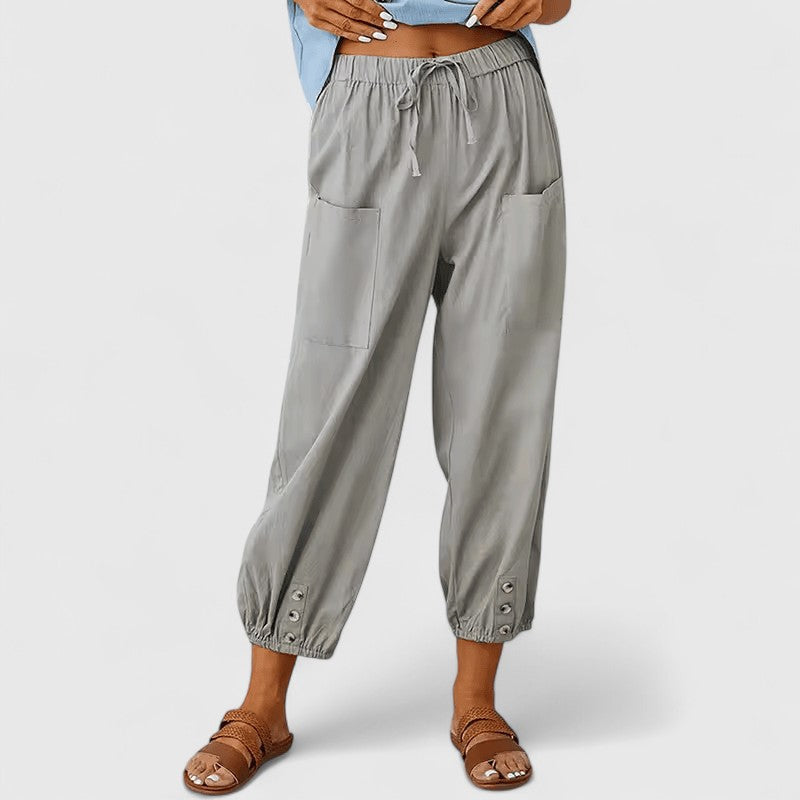 Elegant High Waist Wide Leg Pants