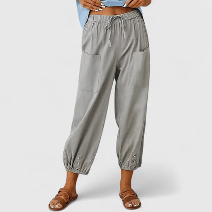 Elegant High Waist Wide Leg Pants