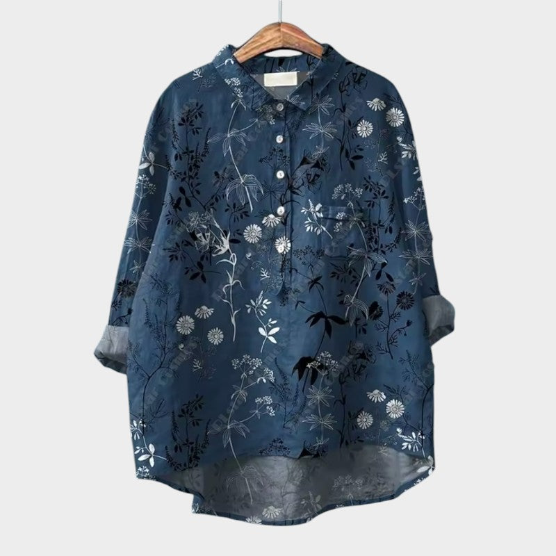 Women's Elegant Silk Blouse - Olytrend
