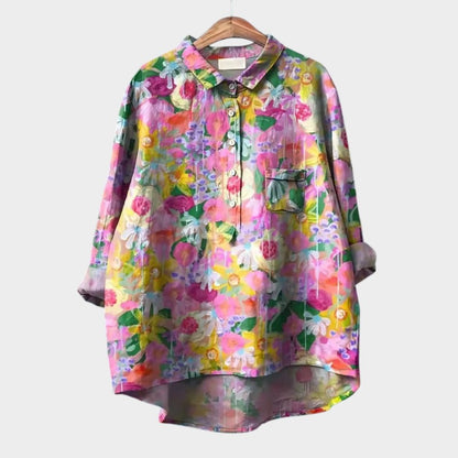 Women's Casual Floral Blouse - Olytrend