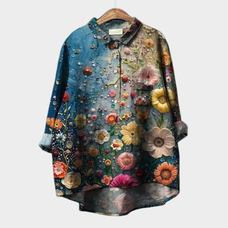 Women's Casual Floral Blouse