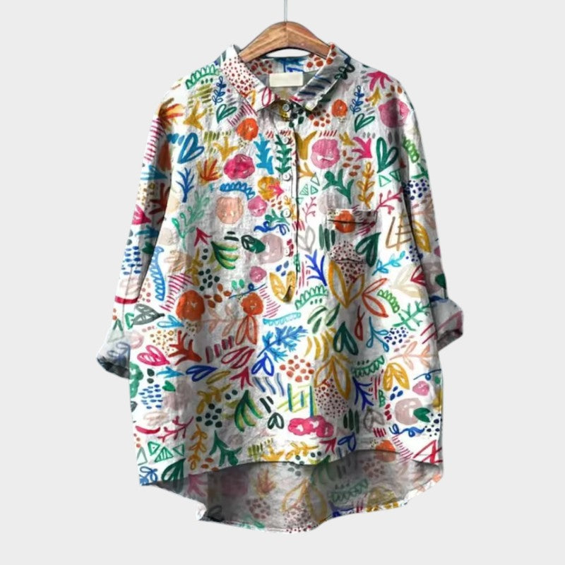 Women's Casual Floral Blouse